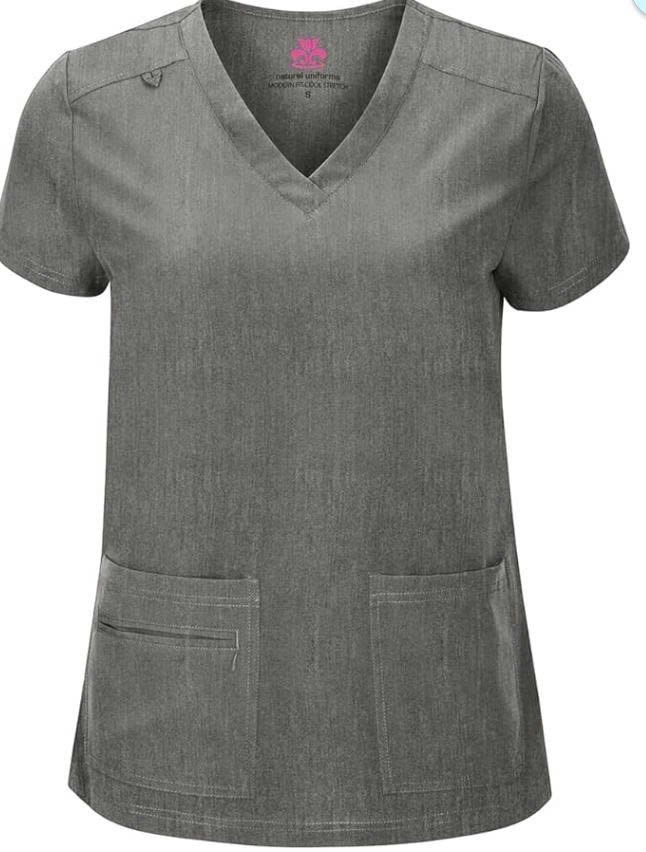 Medical Scrub V-Neck Top