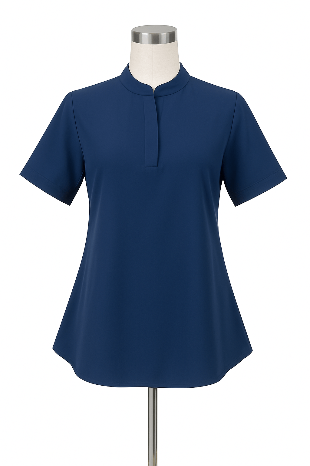 Medical Scrub Top With Buttons