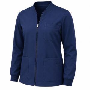 Zip Medical Scrub Jacket
